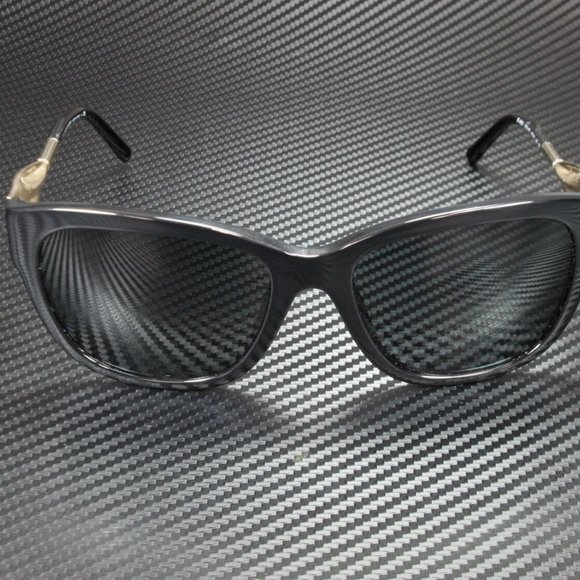 Burberry Black and Grey 57mm Sunglasses main image 4